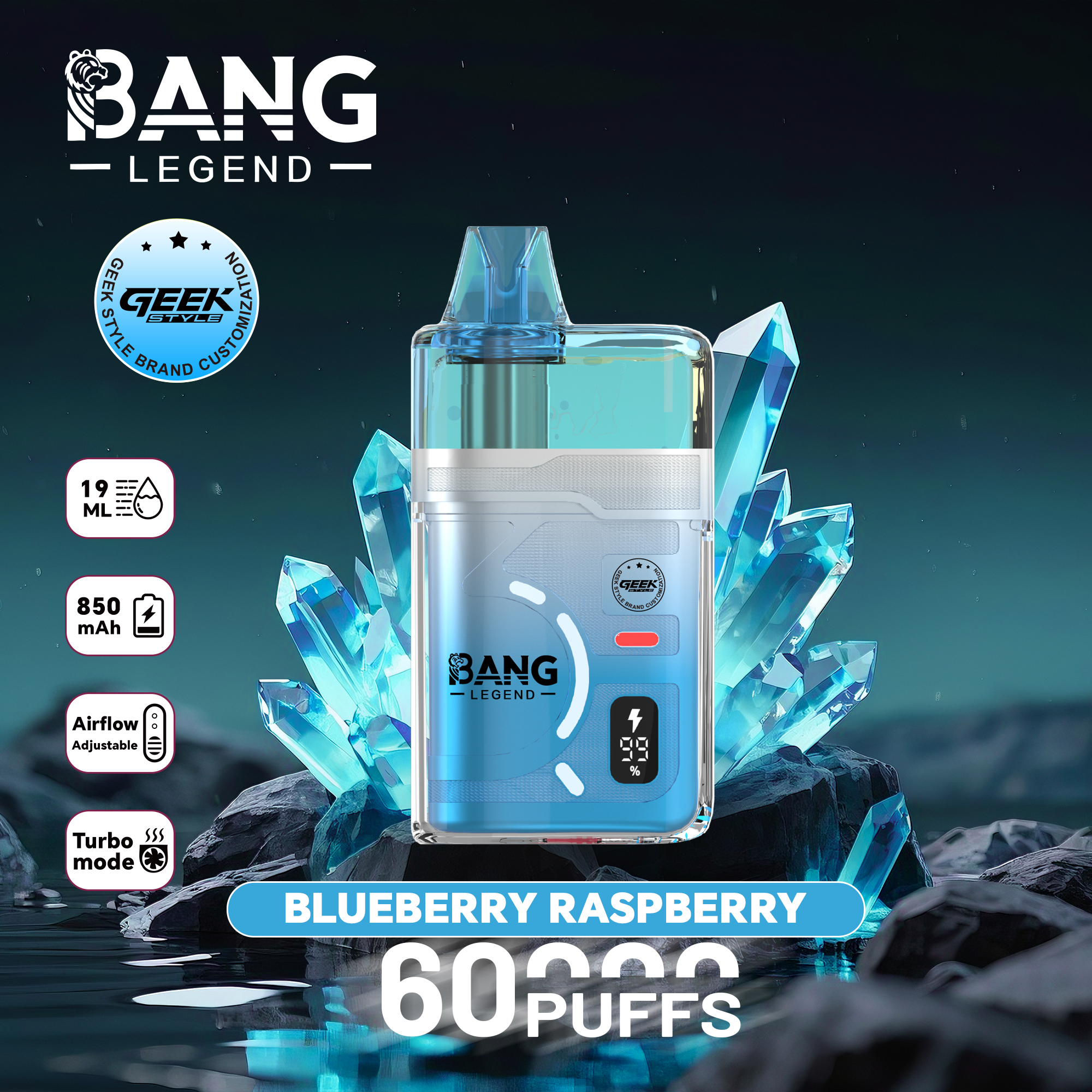 BANG Legend 60K Puffs Disposable Vape - Image 3