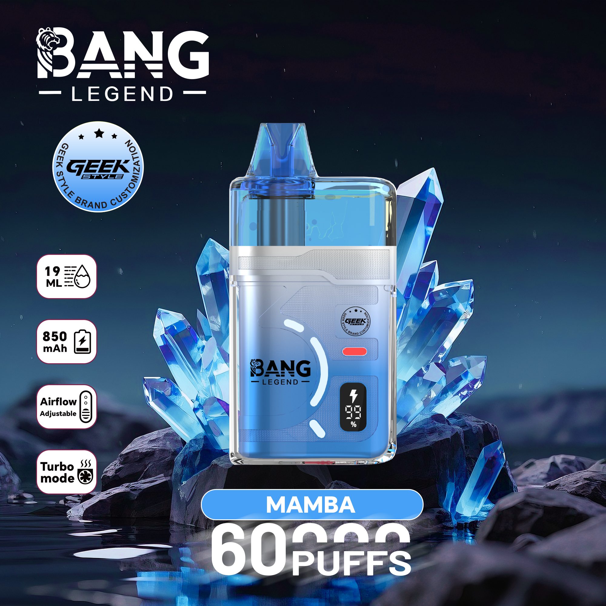 BANG Legend 60K Puffs Disposable Vape - Image 6