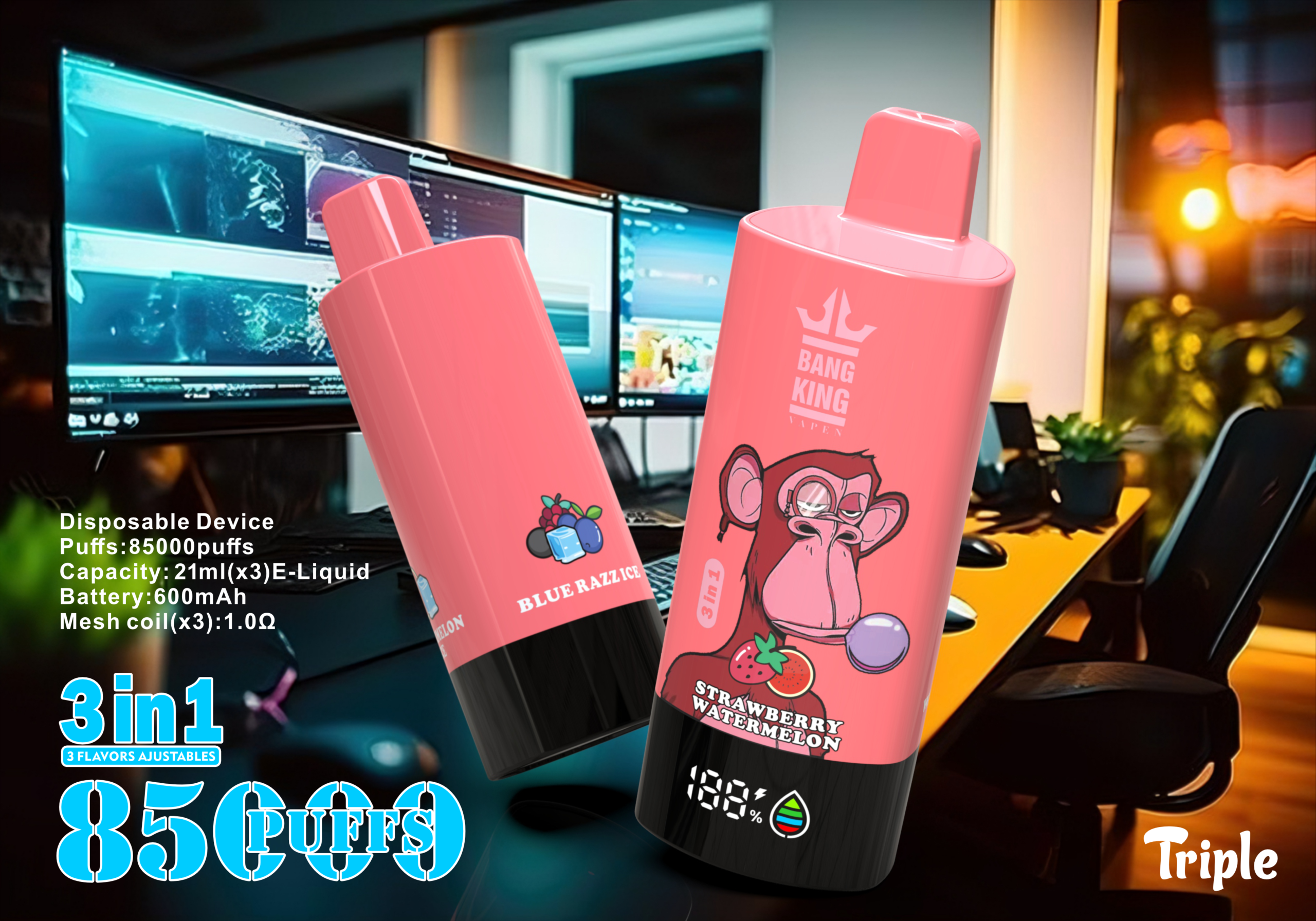 BANG King 85K Puffs Disposable Vape - Image 3