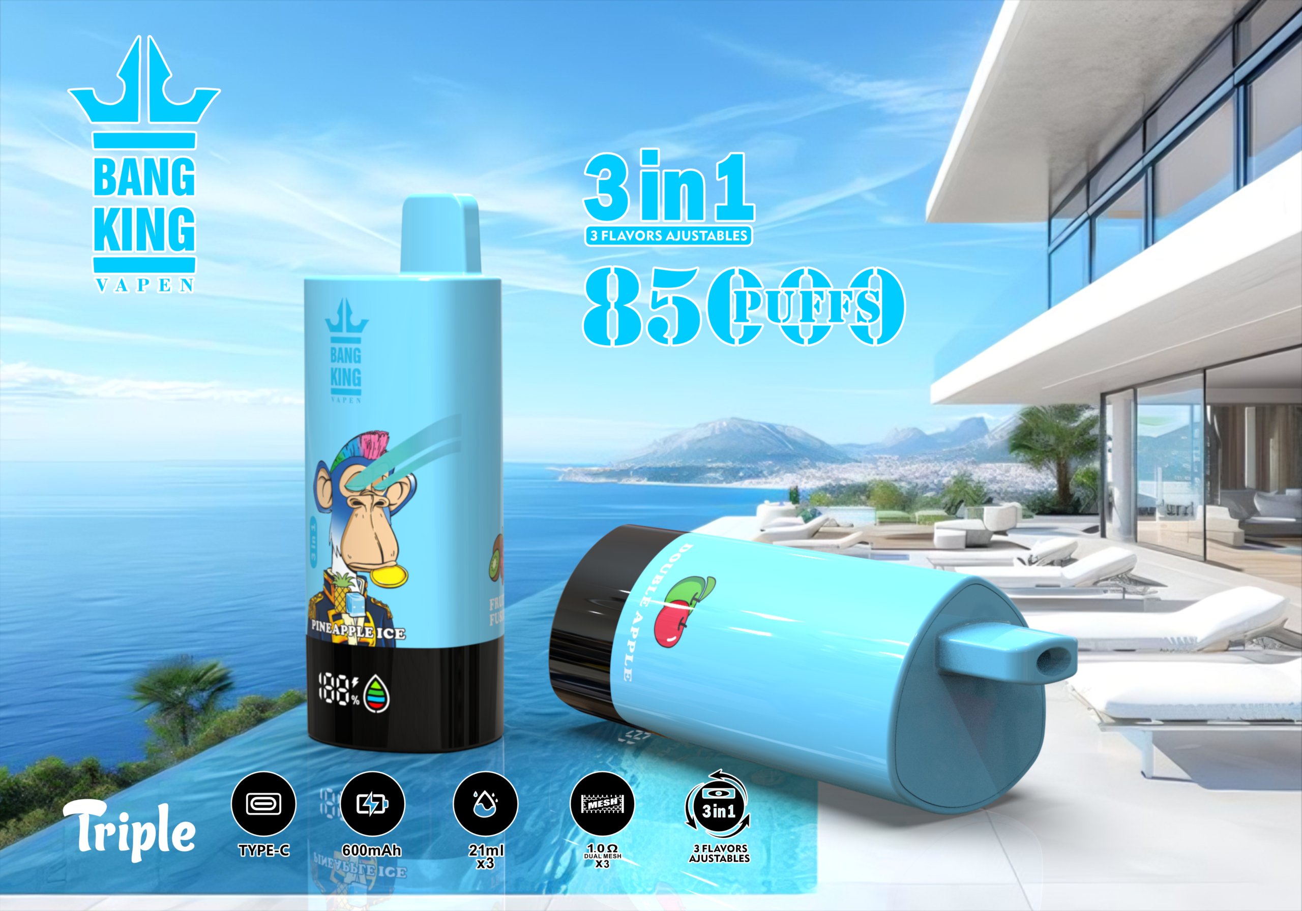 BANG King 85K Puffs Disposable Vape - Image 5