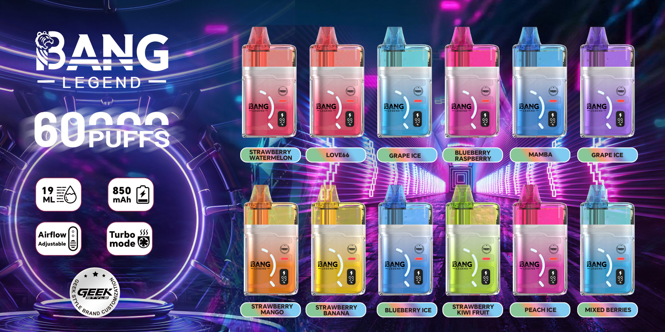 BANG Legend 60K Puffs Disposable Vape - Image 13