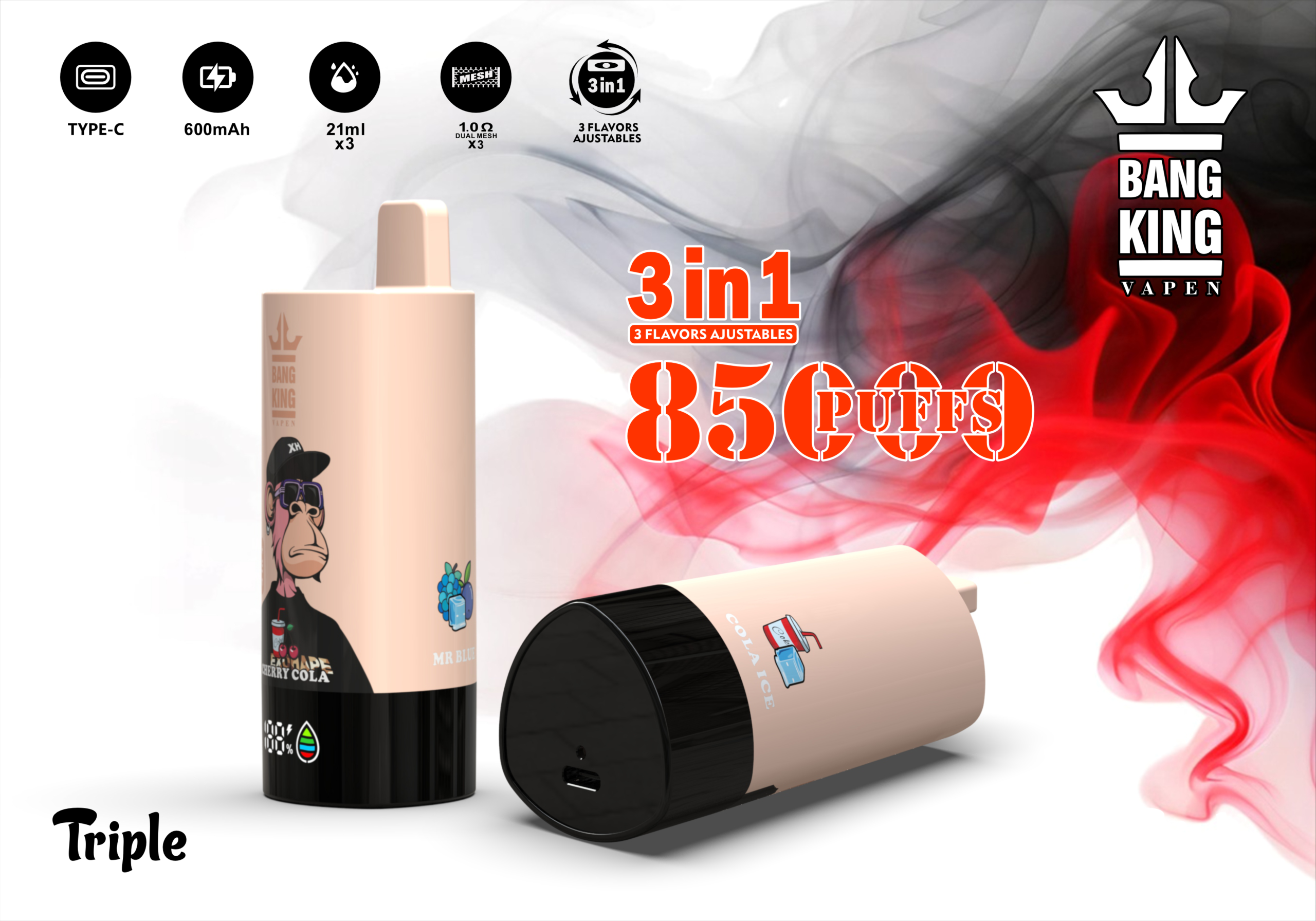 BANG King 85K Puffs Disposable Vape - Image 6