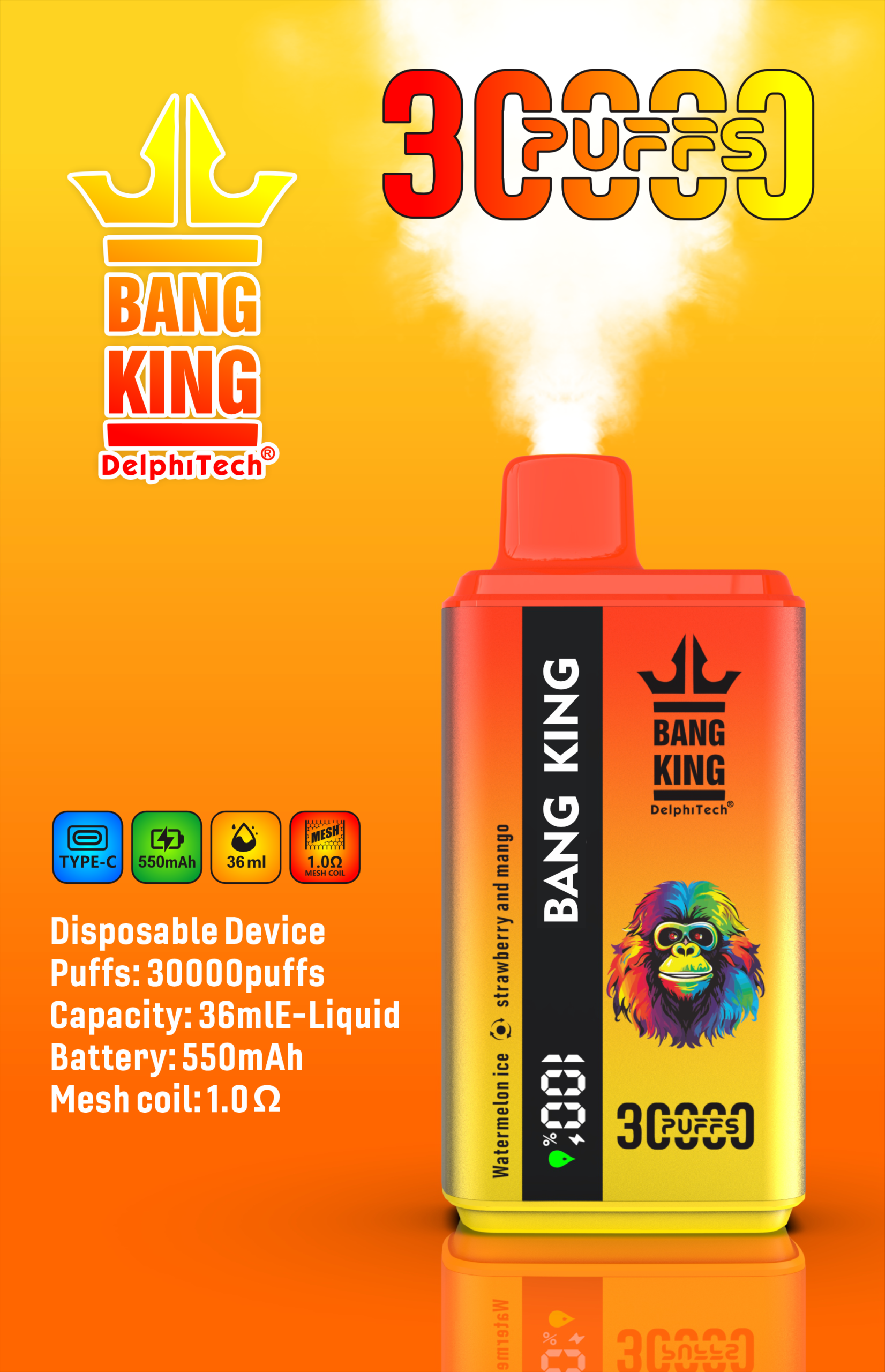 BANG King 30K Puffs Disposable Vape - Image 9