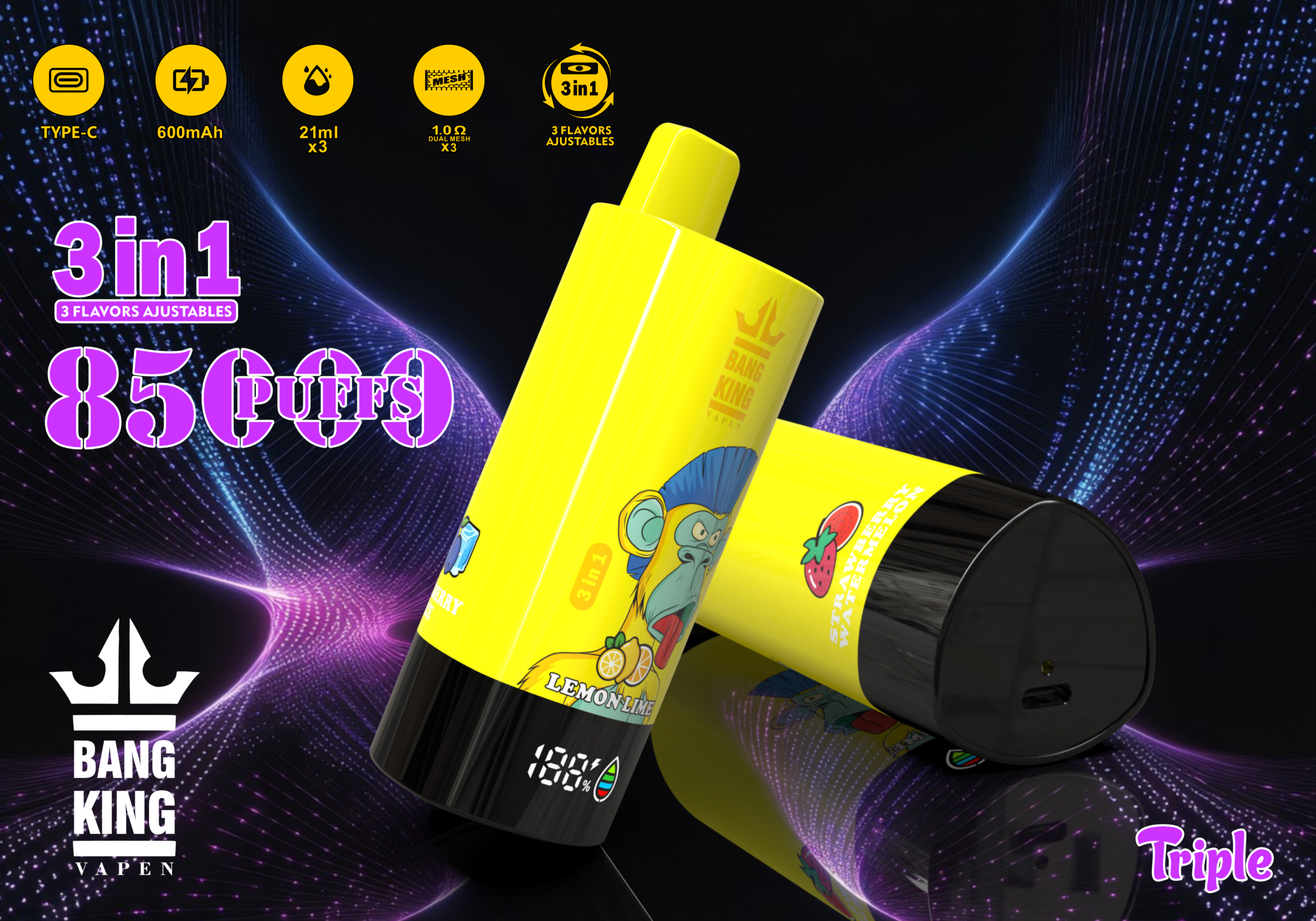 BANG King 85K Puffs Disposable Vape - Image 9