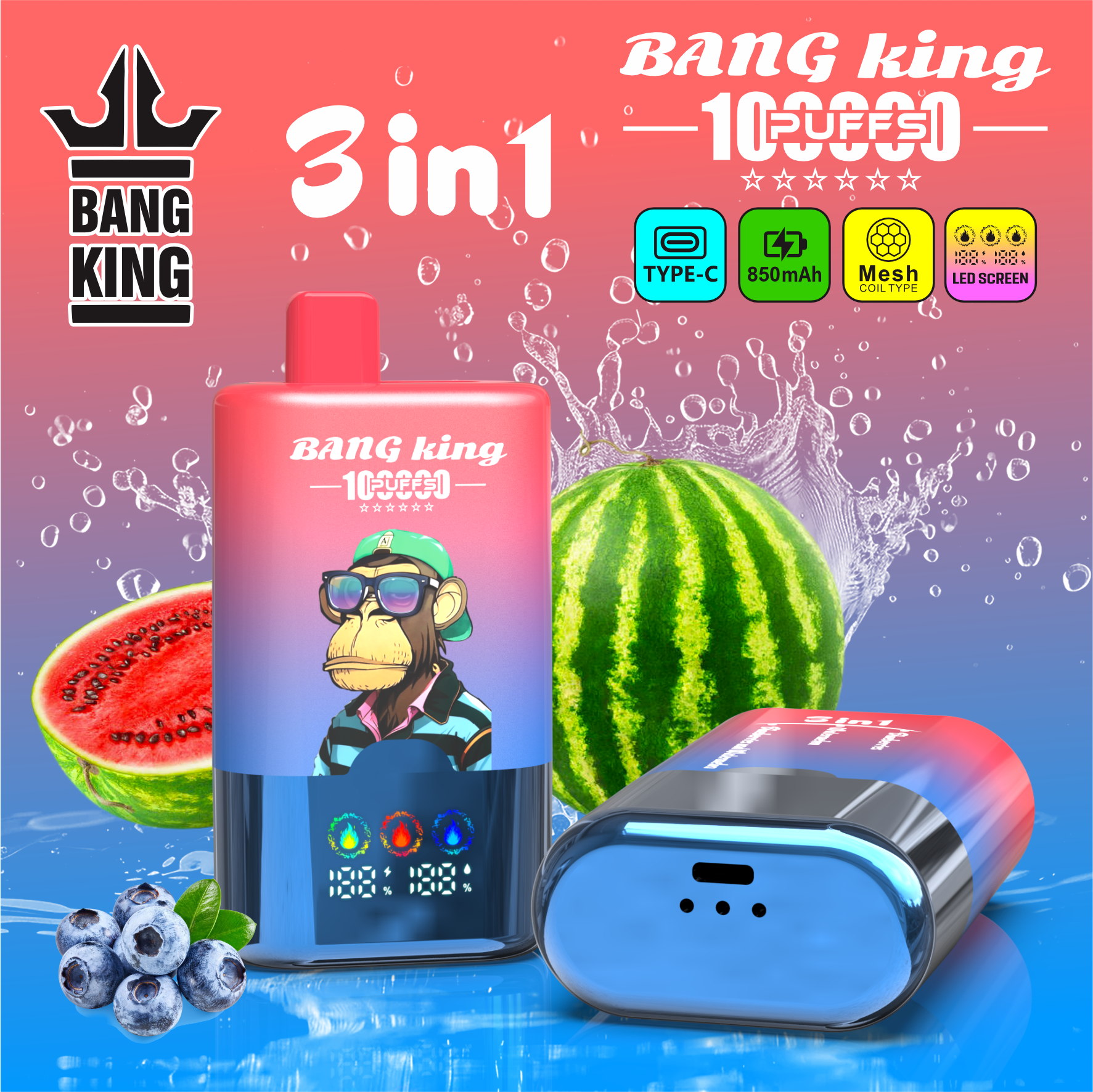 BANG King 100K Puffs Disposable Vape - Image 6