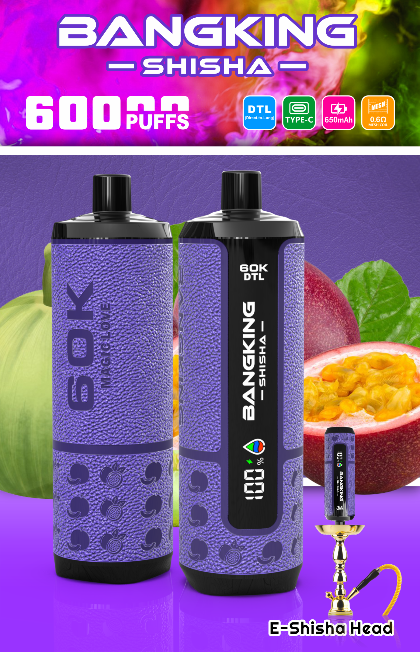 BANG King 60K Puffs Disposable Vape - Image 3
