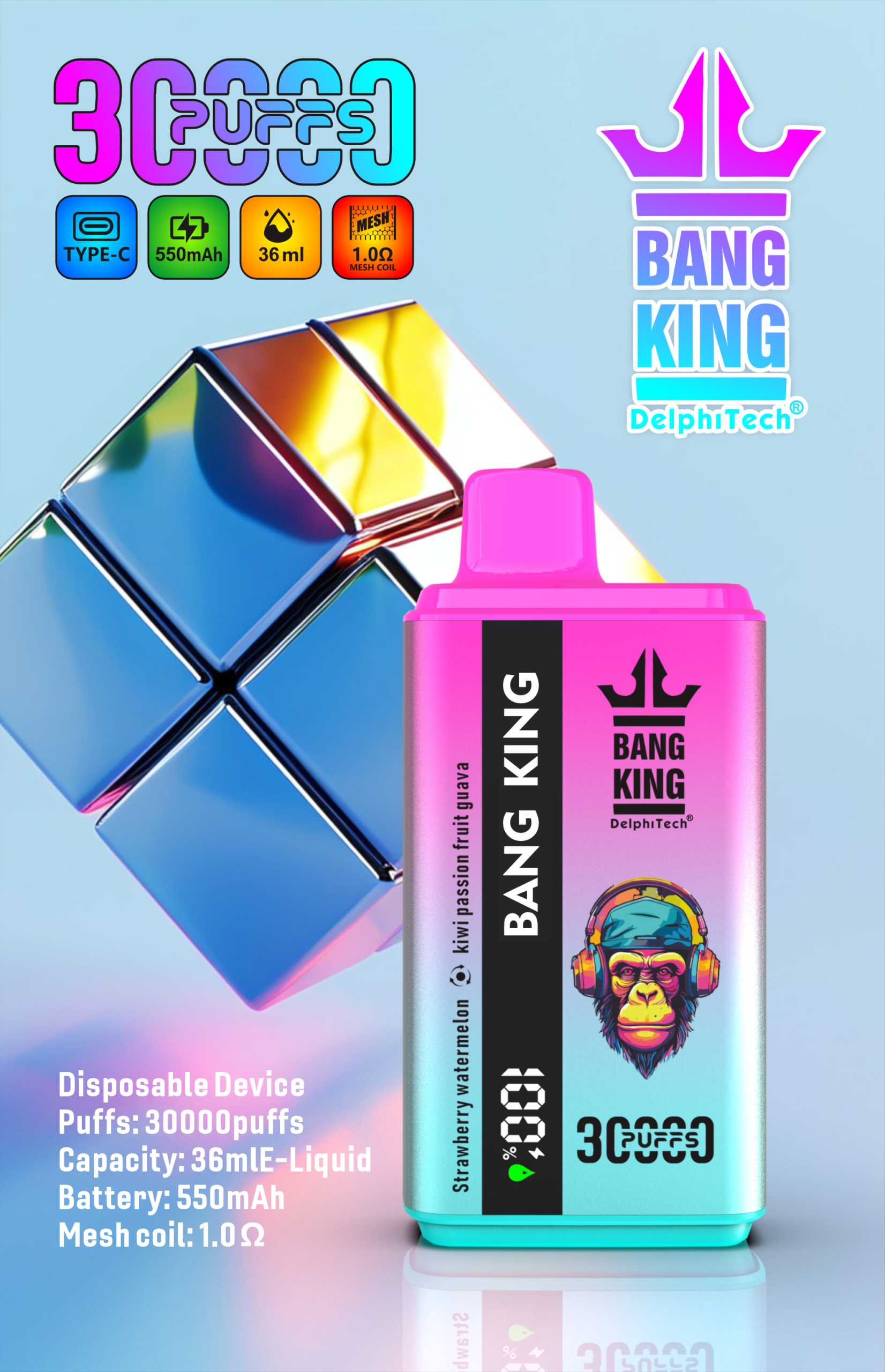 BANG King 30K Puffs Disposable Vape - Image 8