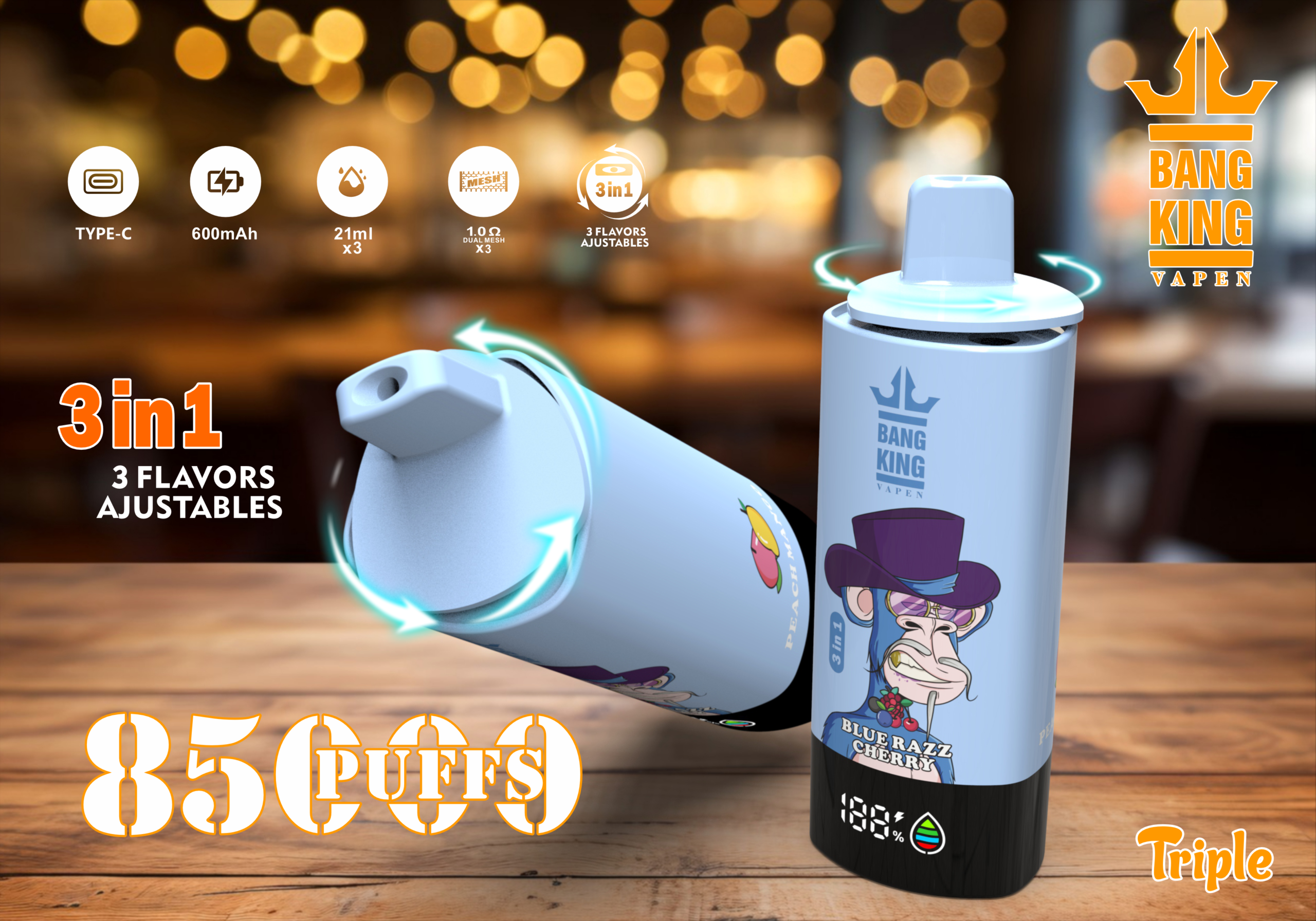 BANG King 85K Puffs Disposable Vape - Image 11