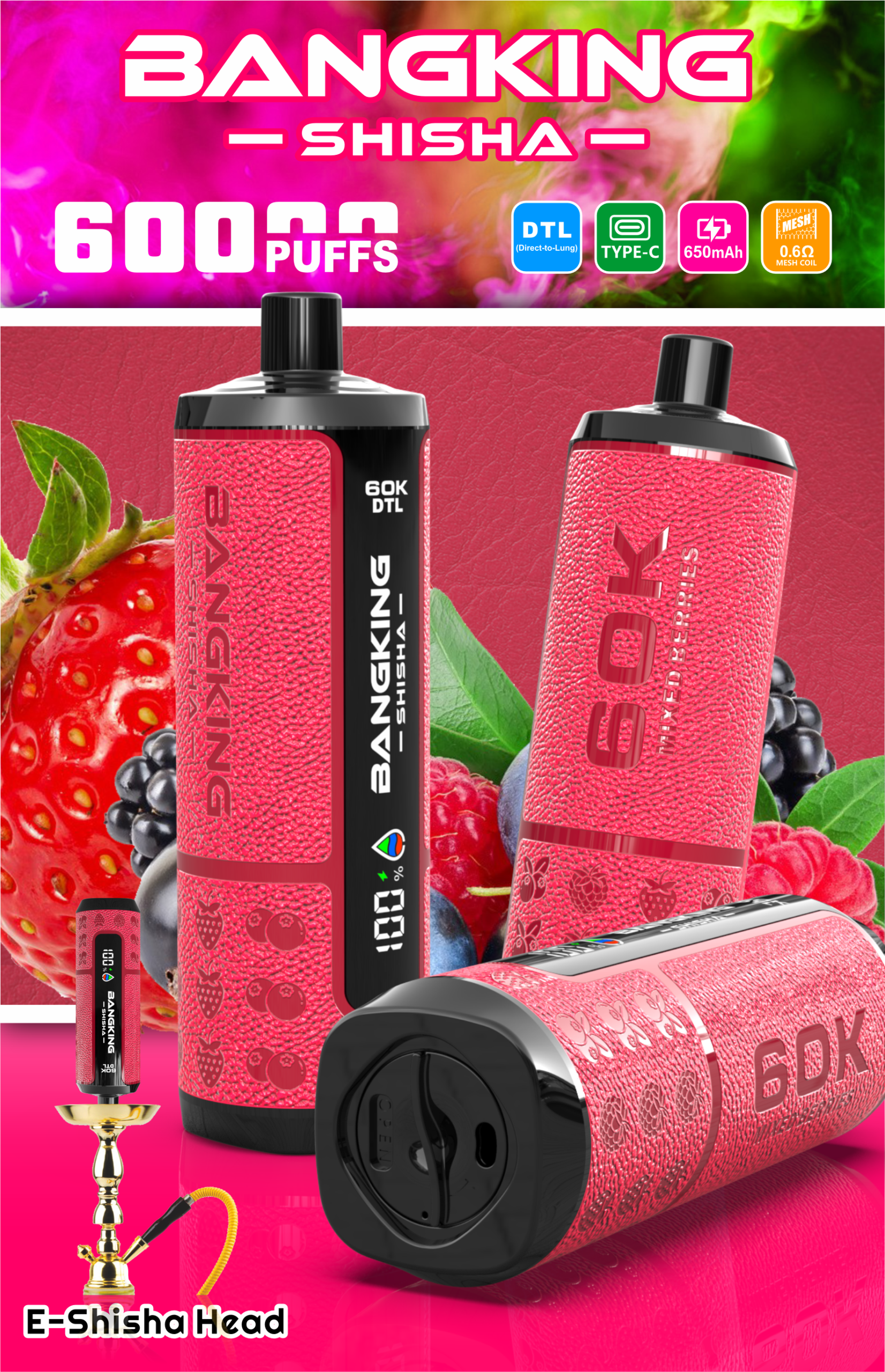 BANG King 60K Puffs Disposable Vape - Image 5