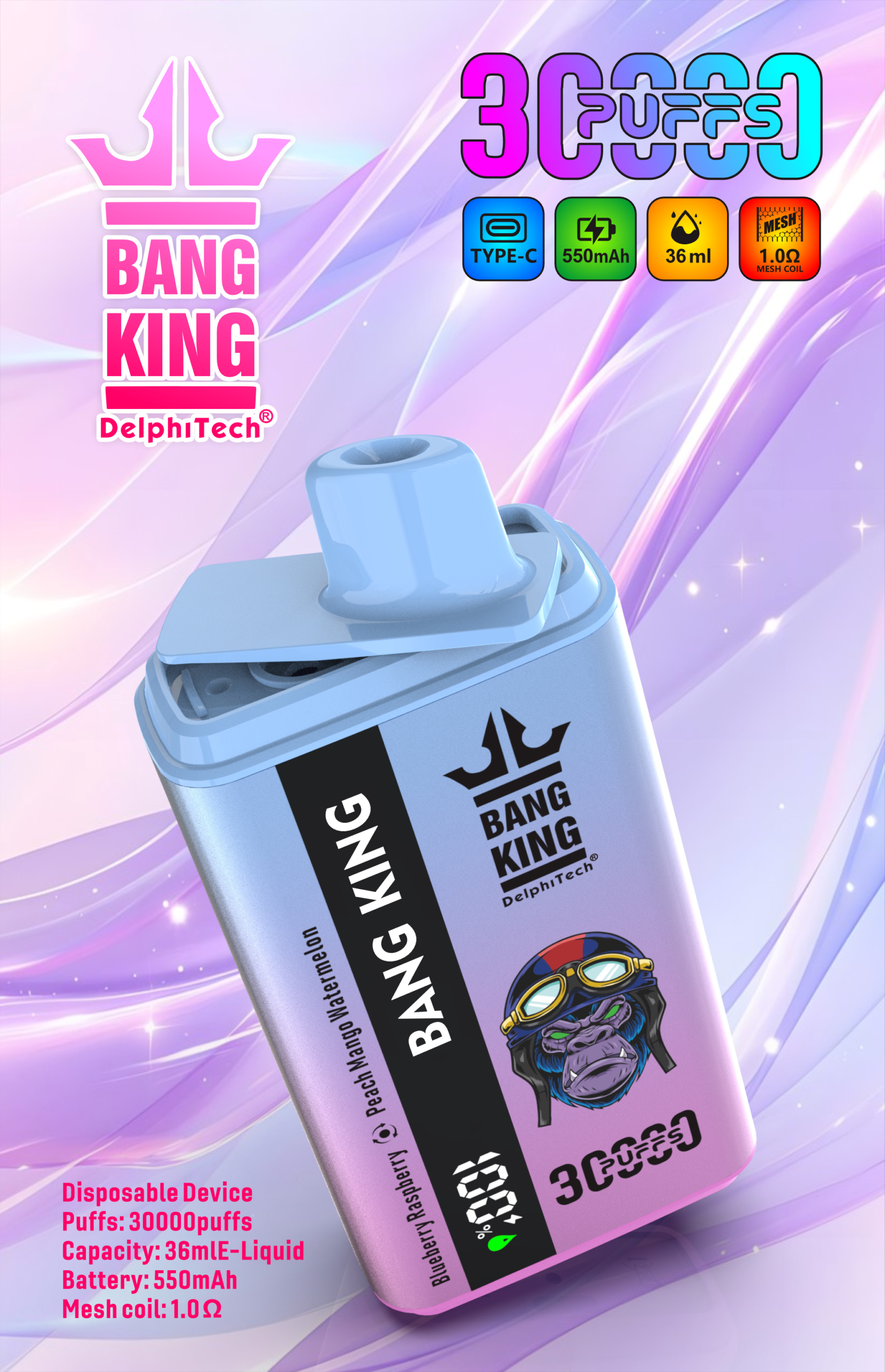 BANG King 30K Puffs Disposable Vape - Image 6