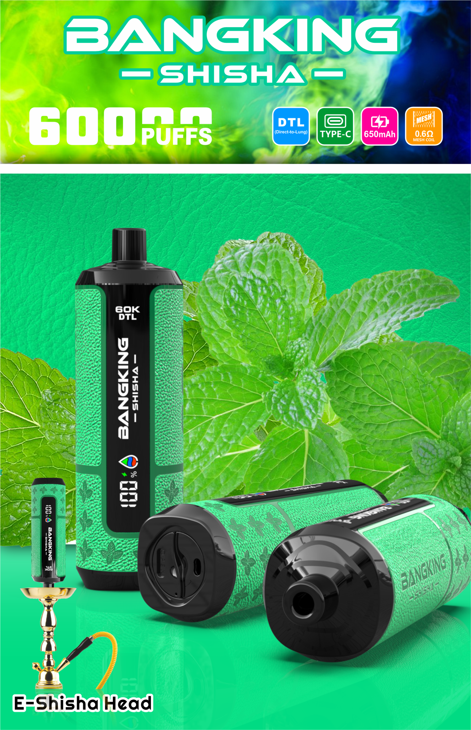 BANG King 60K Puffs Disposable Vape - Image 6