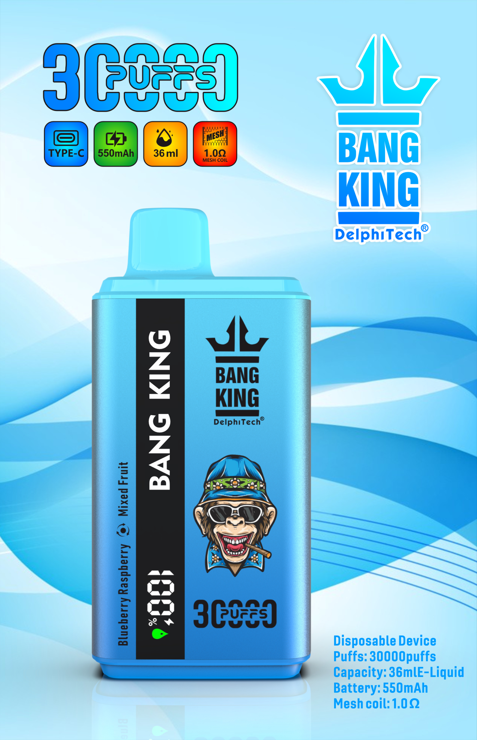 BANG King 30K Puffs Disposable Vape - Image 5