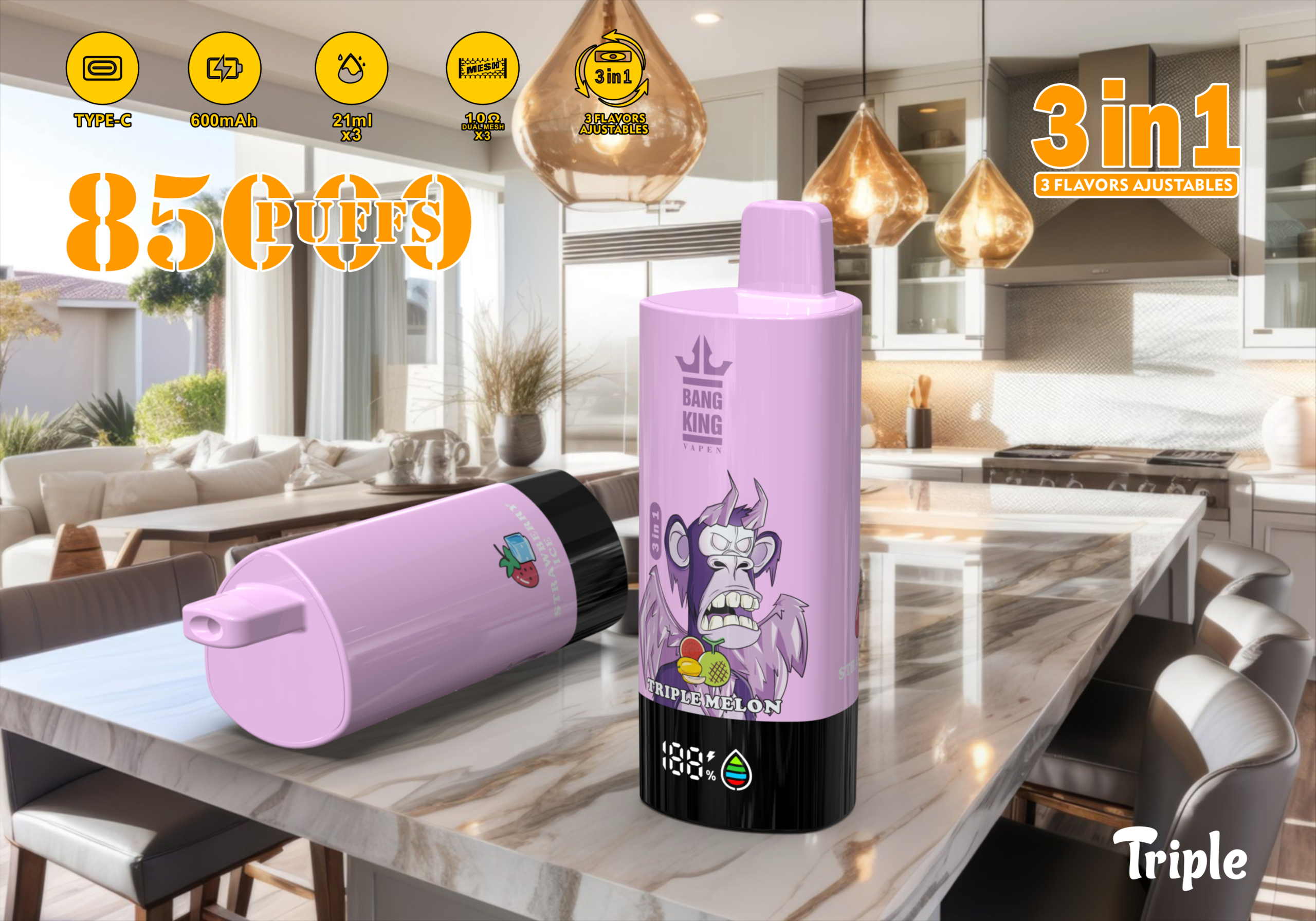 BANG King 85K Puffs Disposable Vape - Image 13