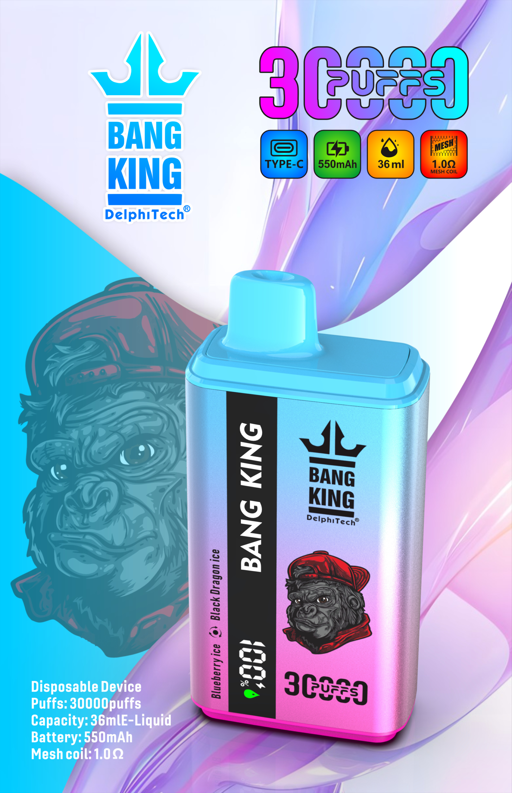 BANG King 30K Puffs Disposable Vape - Image 4