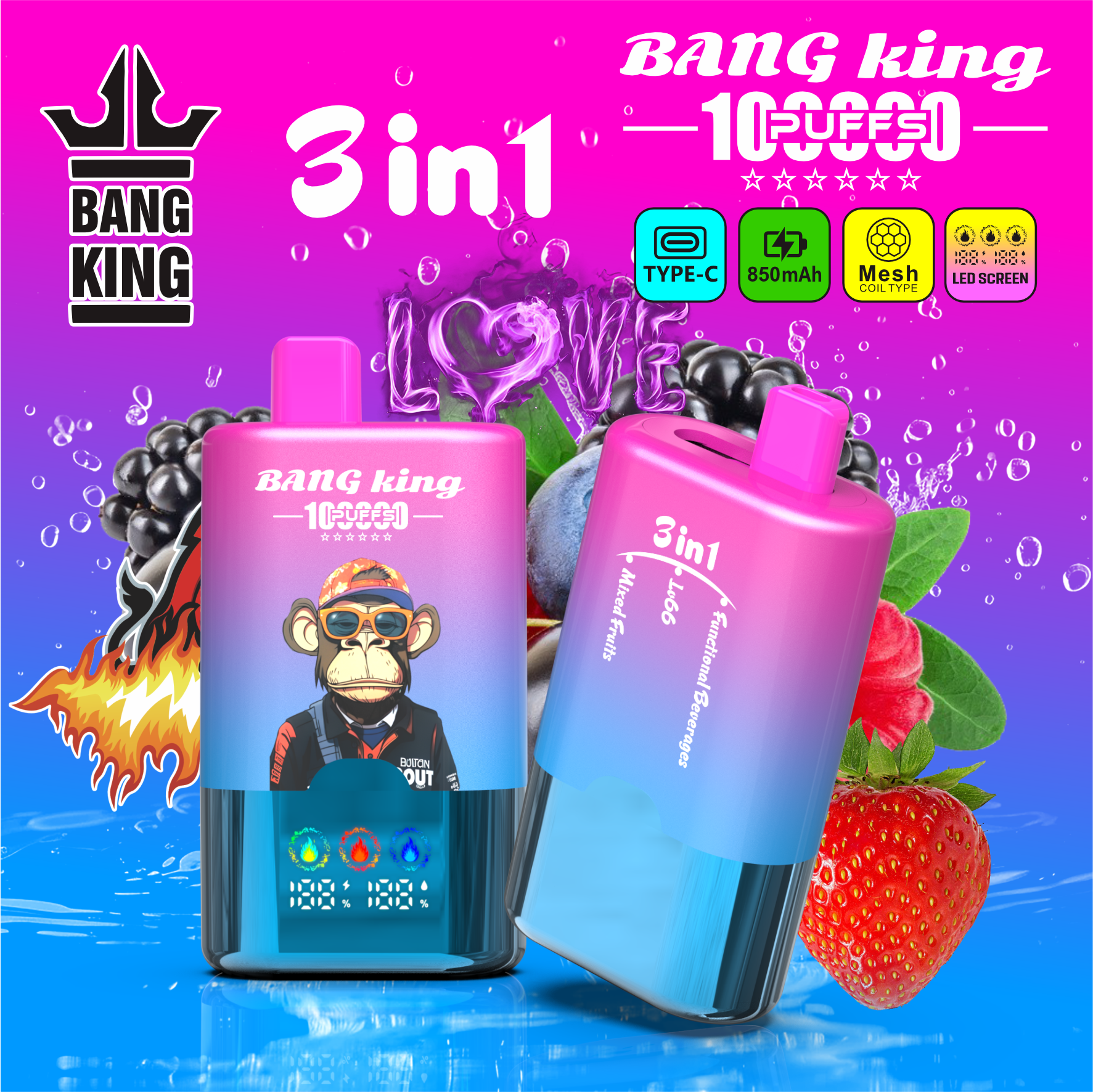 BANG King 100K Puffs Disposable Vape - Image 11