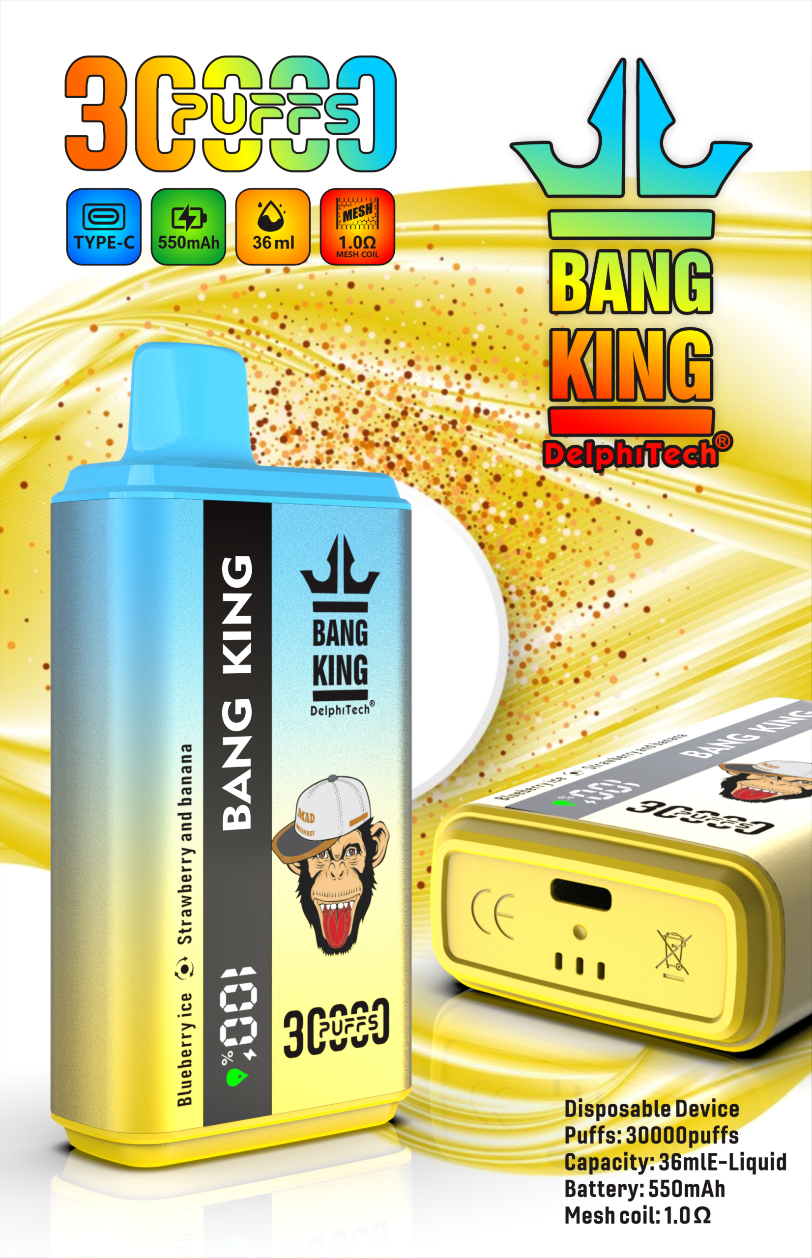 BANG King 30K Puffs Disposable Vape - Image 3