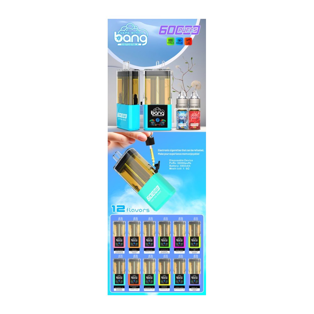 BANG 60K Puffs Disposable Vape - view 1 - Splyv Reserve