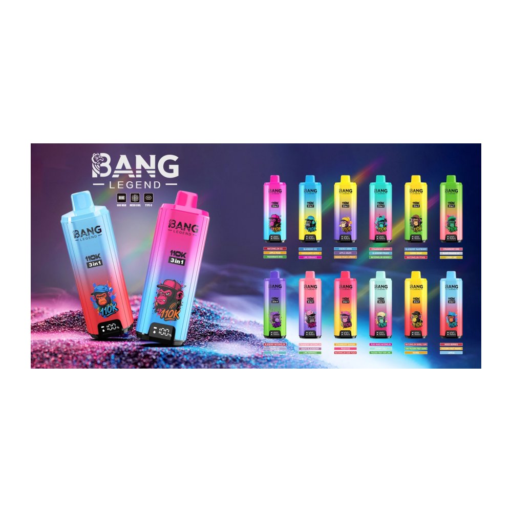 BANG Legend 110K Puffs Disposable Vape - view 1 - Splyv Reserve