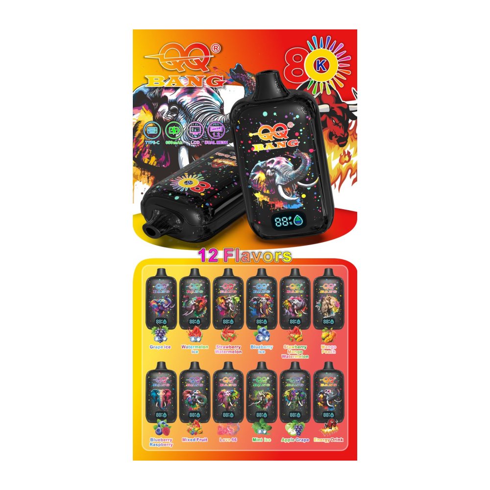 QQBANG 80K Puffs Disposable Vape - view 1 - Splyv Reserve