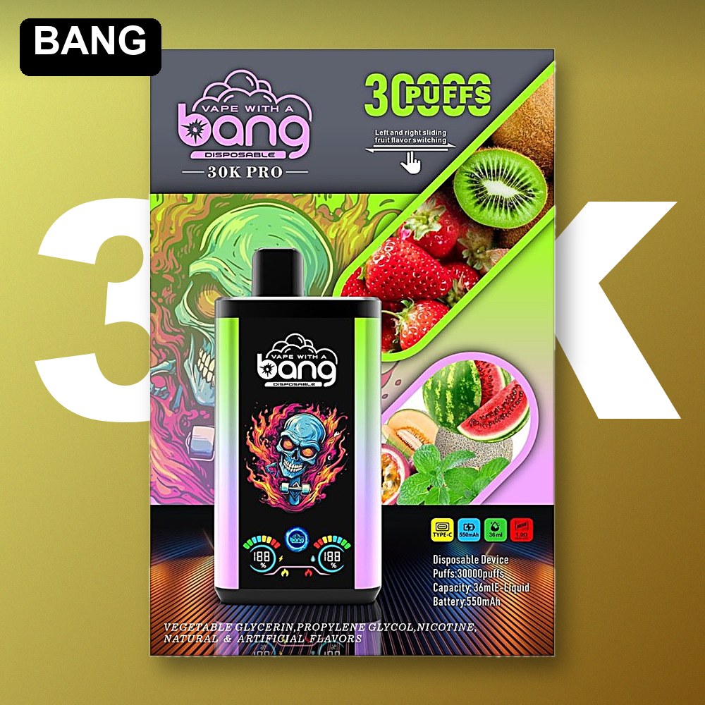 BANG 30K Puffs 2-in-1 Rechargeable Mesh Coil