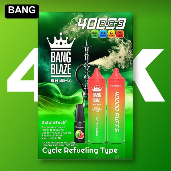 BANG Blaze 40K Puffs Disposable Vape (BB40S) - promo image