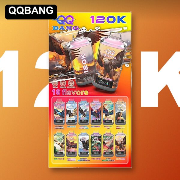 QQBANG 120K Puffs Disposable Vape - promo image